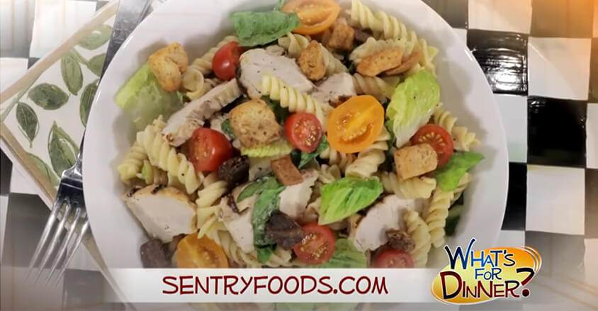 Recipe: Chicken Caesar Pasta Salad