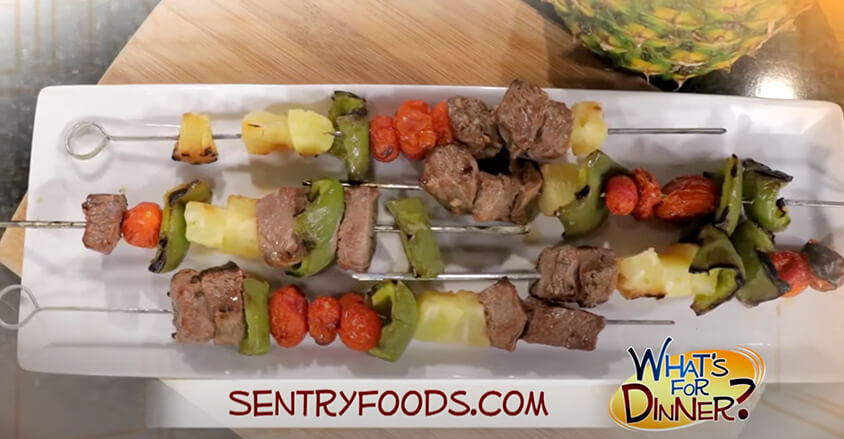 Recipe: Teriyaki Beef Kabobs