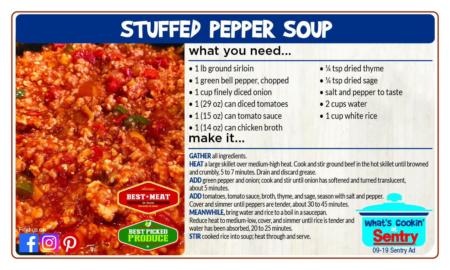 Stuffed Pepper Soup