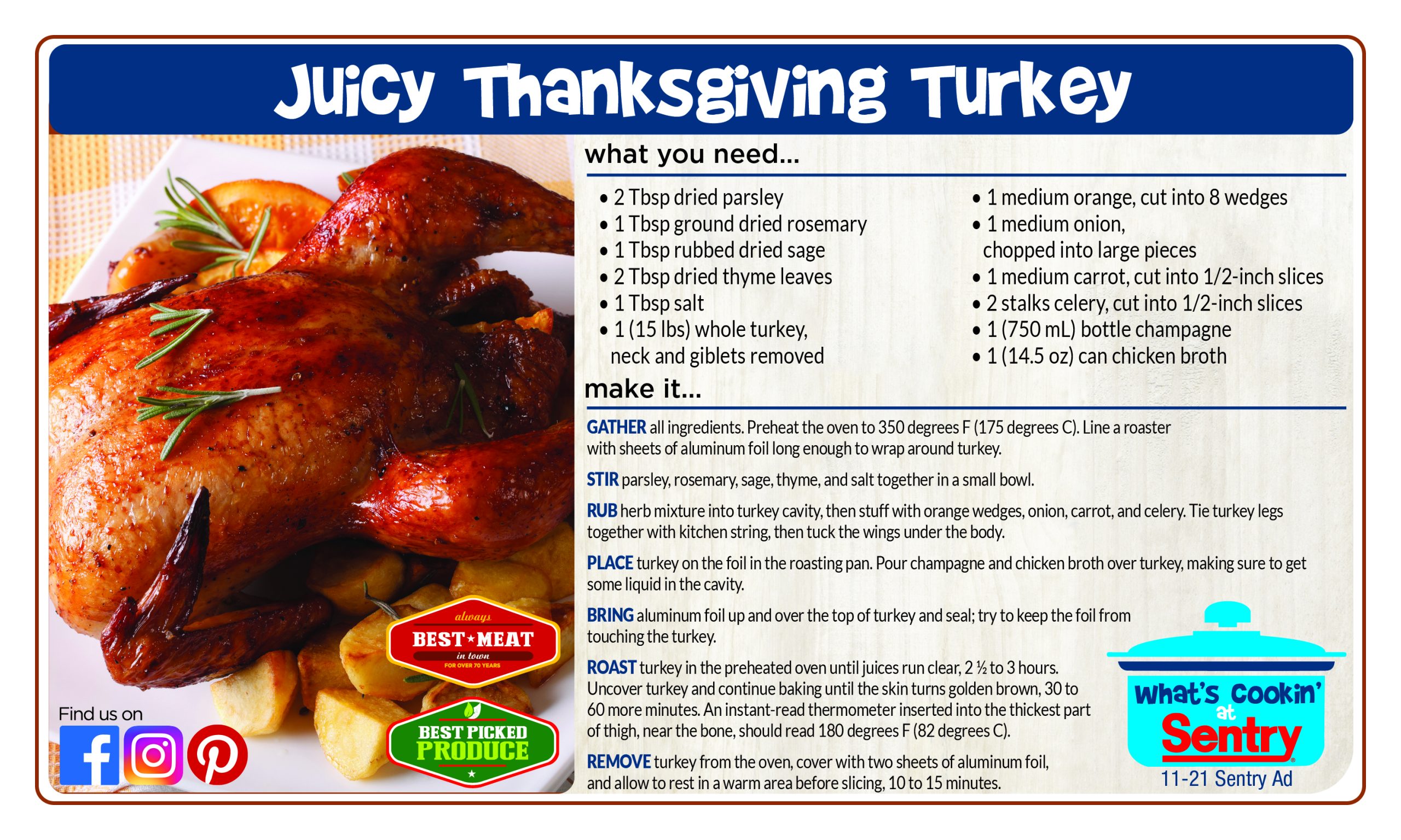 Recipe: Juicy Thanksgiving Turkey