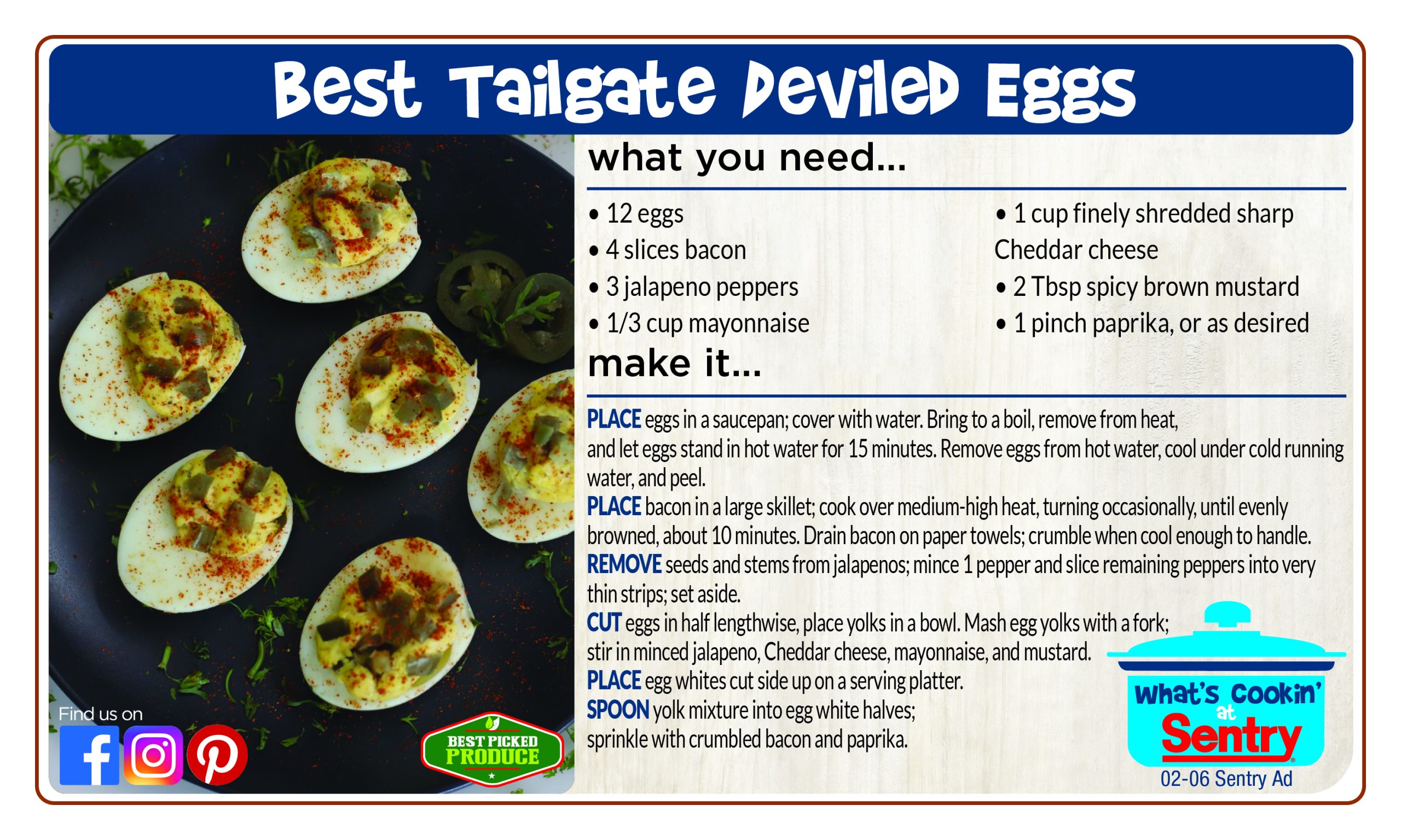 Recipe: Best Tailgate Deviled Eggs