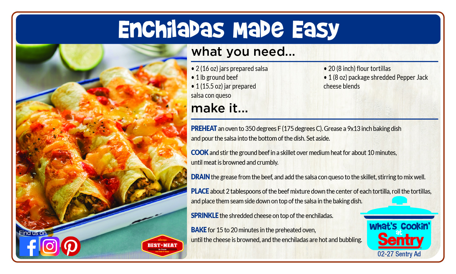 Recipe: Enchiladas Made Easy